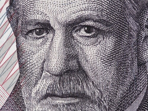 Kunstværk, der forestiller Sigmund Freud