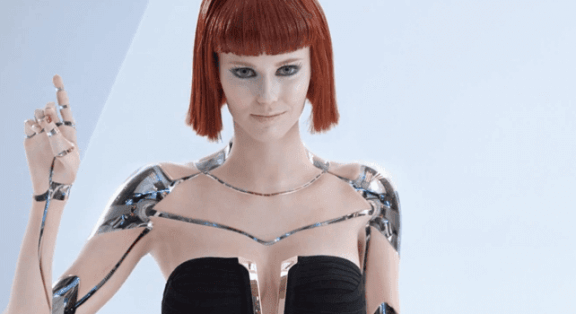 kvindelig robot