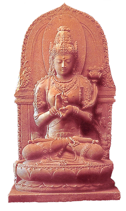 Statue af gudinde symboliserer Hjertesutraen