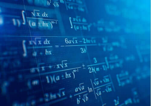 Matematiske ligninger på skærm