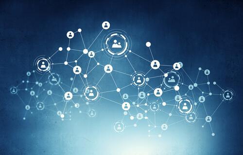 Netværk illustrerer informationssamfund