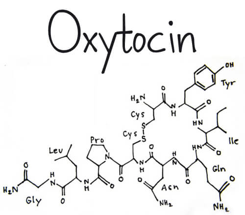 Kemisk formel for oxytocin