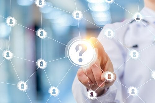 glasrude med spørgsmål