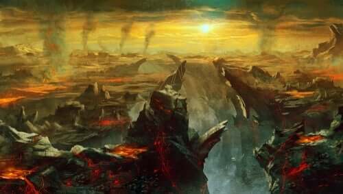 et meget ensomt sted