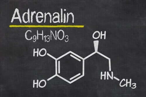 Kemisk formel for adrenalin