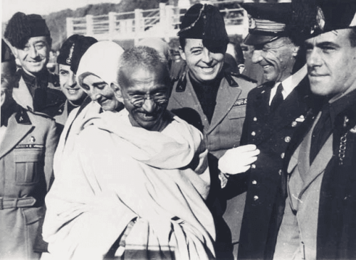 Fotografi af Ghandi