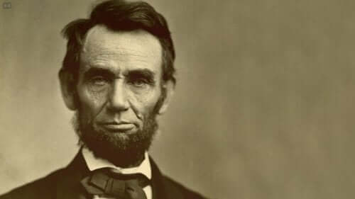 Portræt af Abraham Lincoln