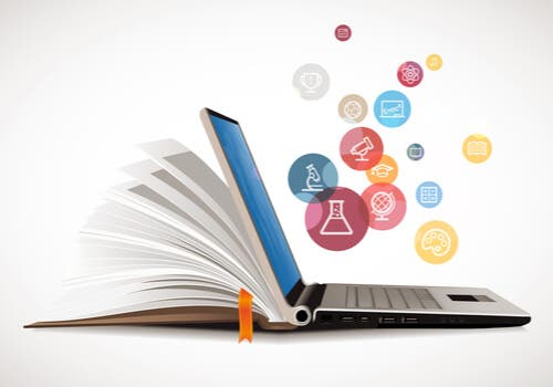 Bog bliver til computer