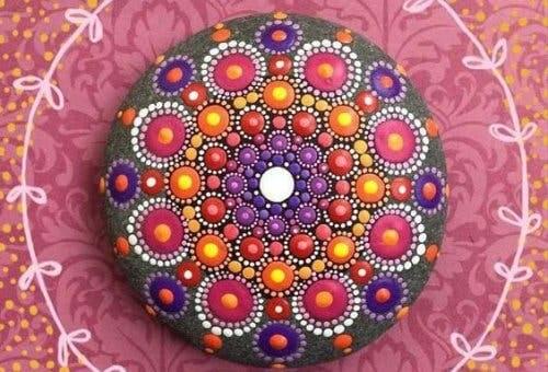 Farverig mandala