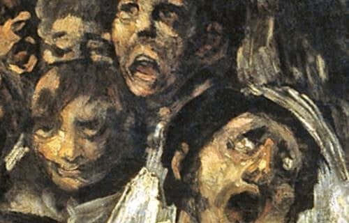 Psykologien bag de "sorte malerier" af Goya