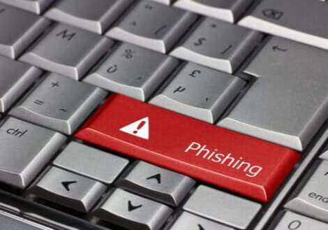 Phishing på tastatur