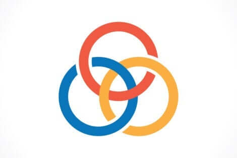 Tegning af den borromæiske knude