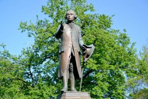 Statue af Immanuel Kant, der gav os Kants etik
