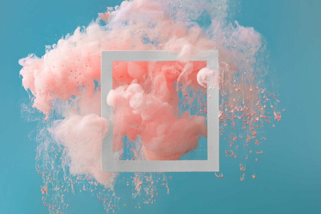 Pink røg