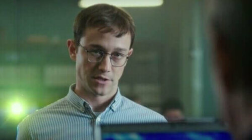 Hovedpersonen i filmen Snowden
