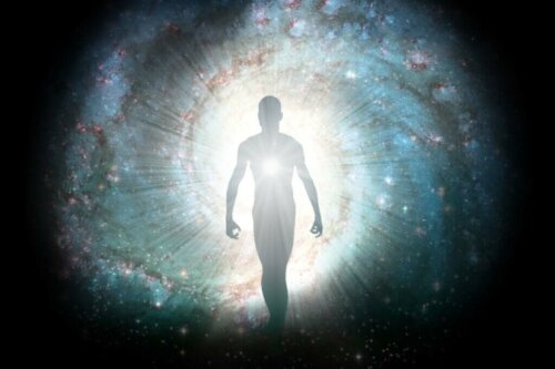 Den magiske arketype illustreres af person, der går i lys