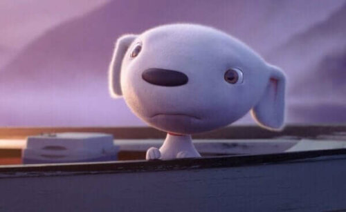 Hund fra kortfilmen Joy Story
