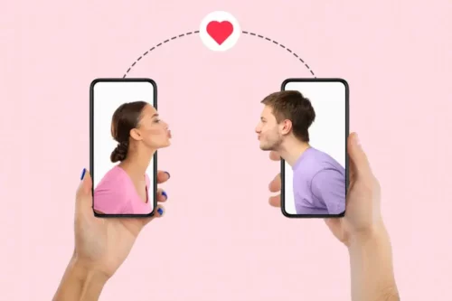 Illustration af forholdet mellem de sociale medier og parforholdet