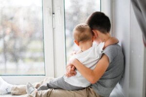 Søskende, der skal fungere som forældre