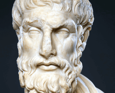 Den græske filosof Epikur og hans stræben efter lykke