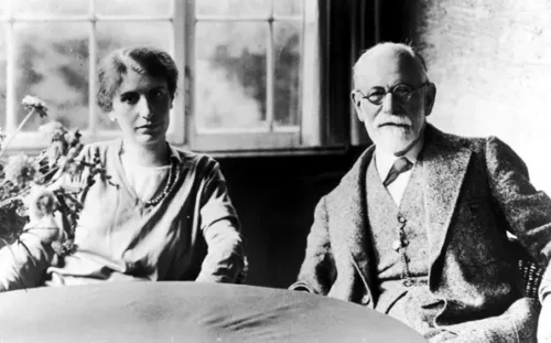 Anna Freud og Sigmund Freud