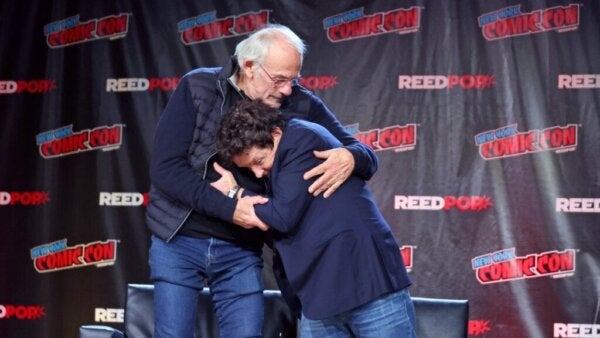 Det følelsesladede møde mellem Michael J. Fox og Christopher Lloyd
