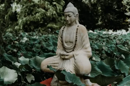En buddhistisk statue